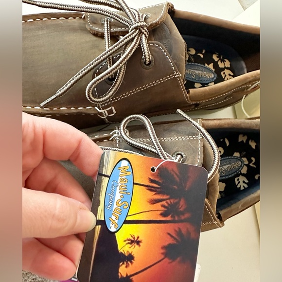 Maui Surf Men’s Loafer Dark Brown Shoes - size 11 - Picture 8 of 11
